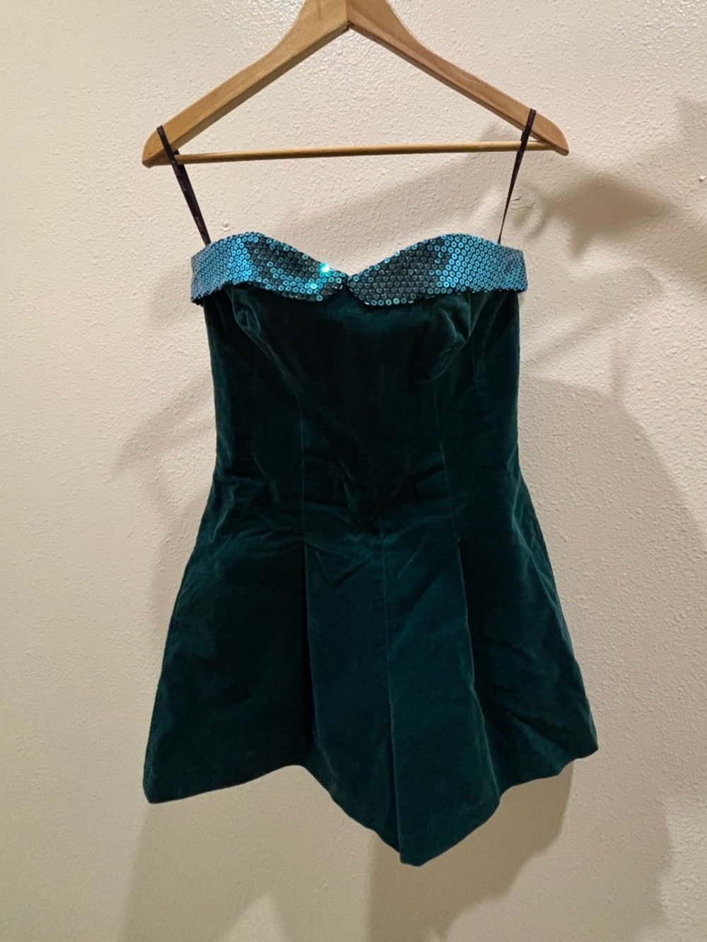 Betsey Johnson Velvet Romper - Picture 3 of 5